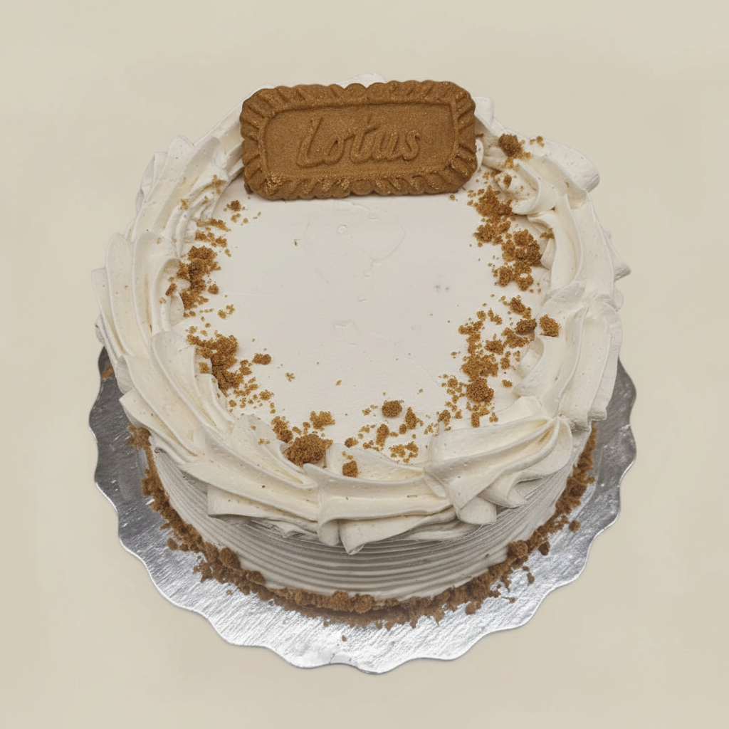 Lotus Biscoff Cake - Caramelized Cookie Crumble Celebration Cake by Cake Mart