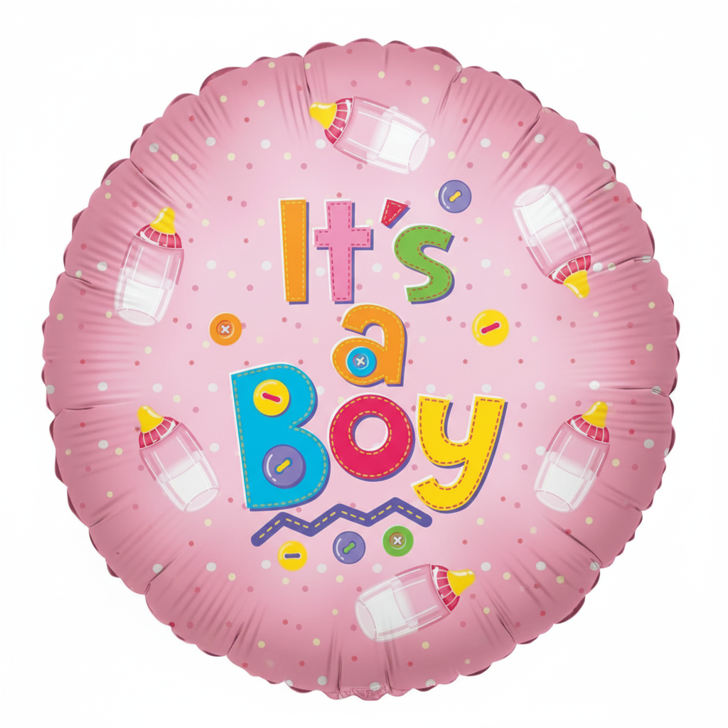 It's a Boy / It's a Girl Helium Balloon Add-On by Cake Mart