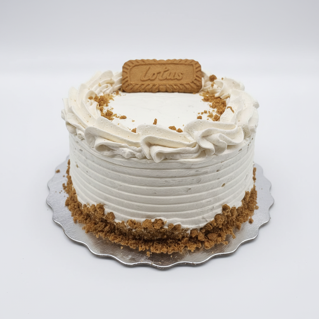 Lotus Biscoff Cake - Caramelized Cookie Crumble Celebration Cake by Cake Mart