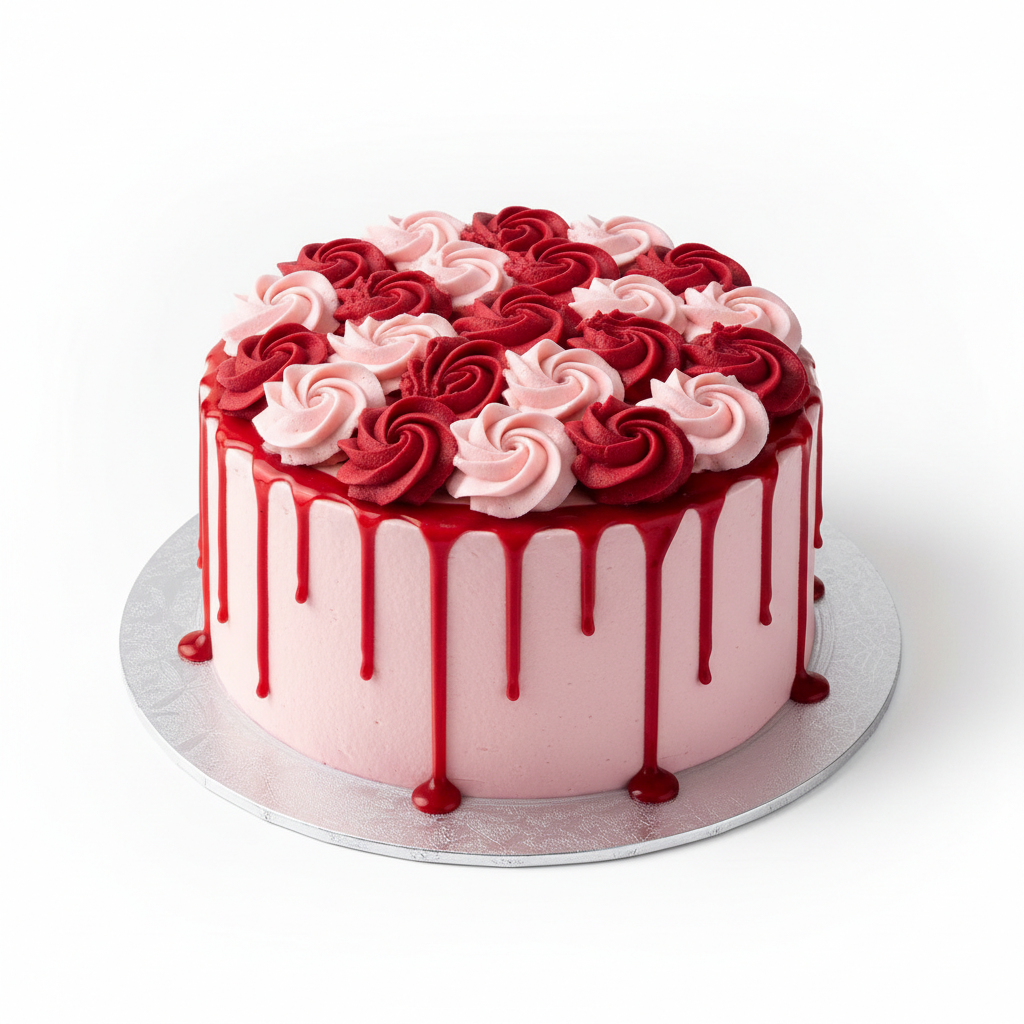 Strawberry Bliss Cake - Eggless by Cake Mart